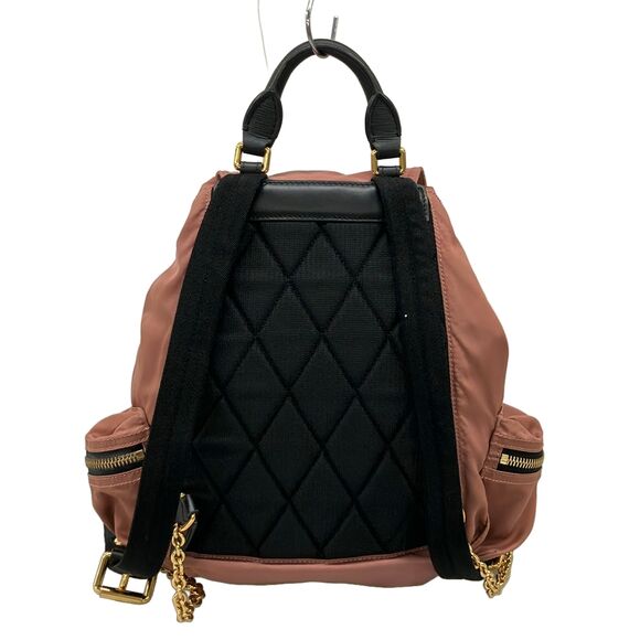 Burberry LONDON ENGLAND Backpack 4020959 Pink Beige Black Nylon Leather main image 13